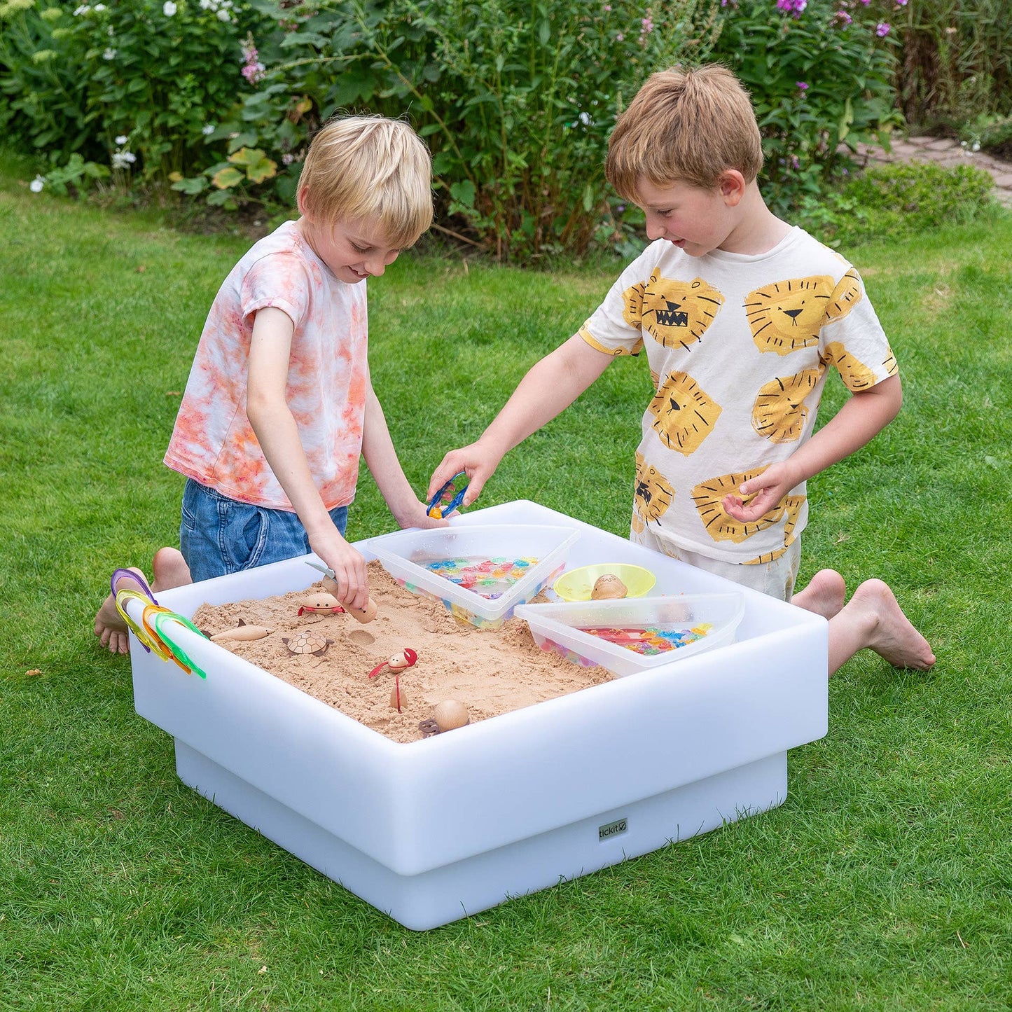 Sensorische Stimmungsquadrat-Entdeckungstabelle - A-Kids
