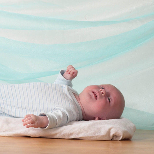 Organza-Stoff in Regenbogenfarben, 7 Stück