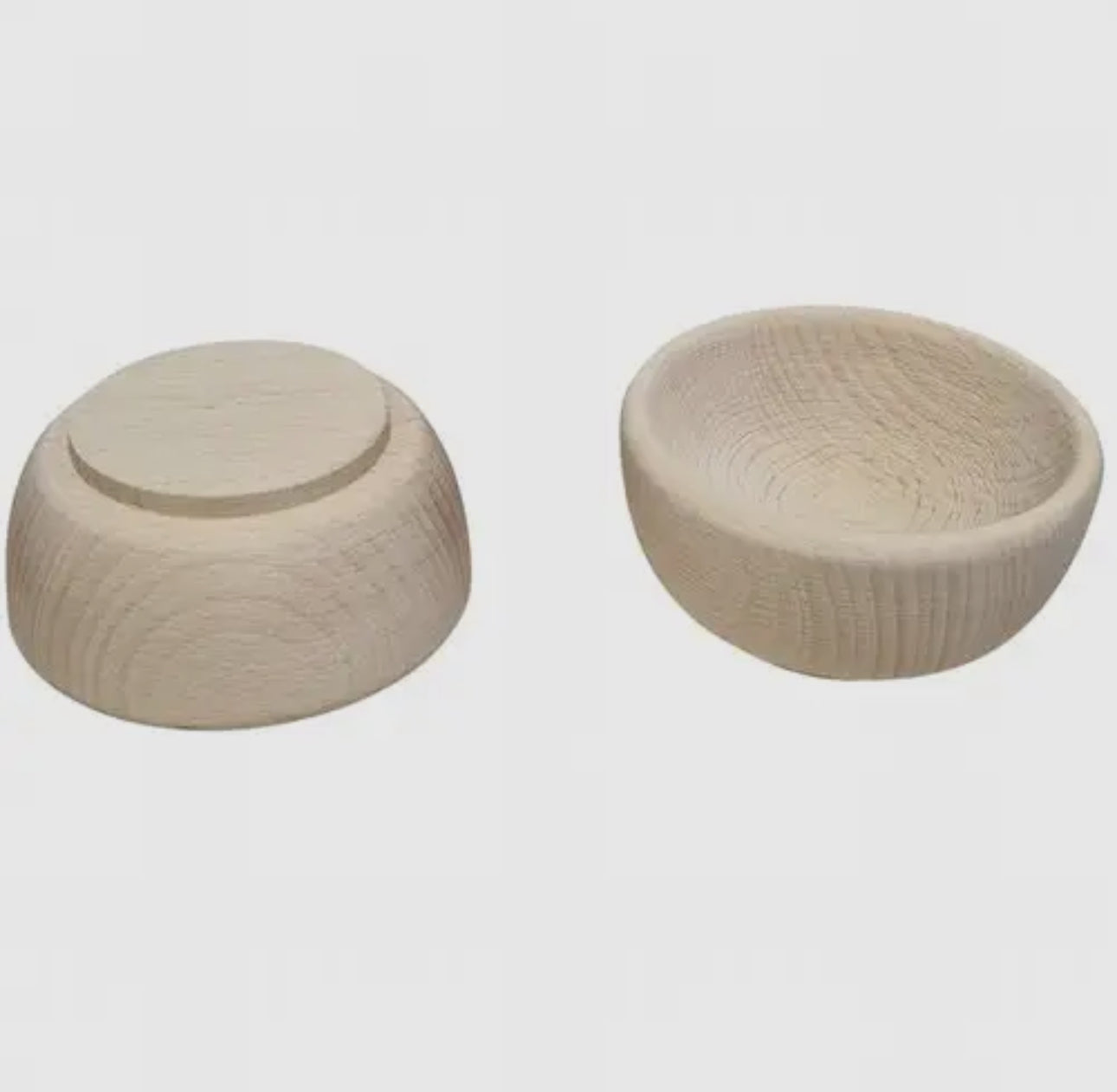 Holzschüssel für Sensorik Wanne