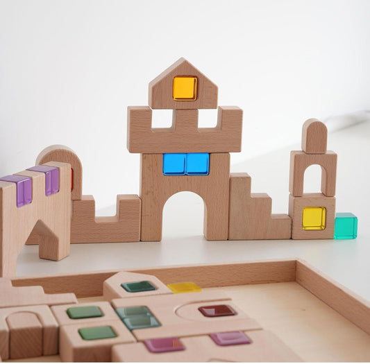 Acryl Bausteine Block - A-Kids