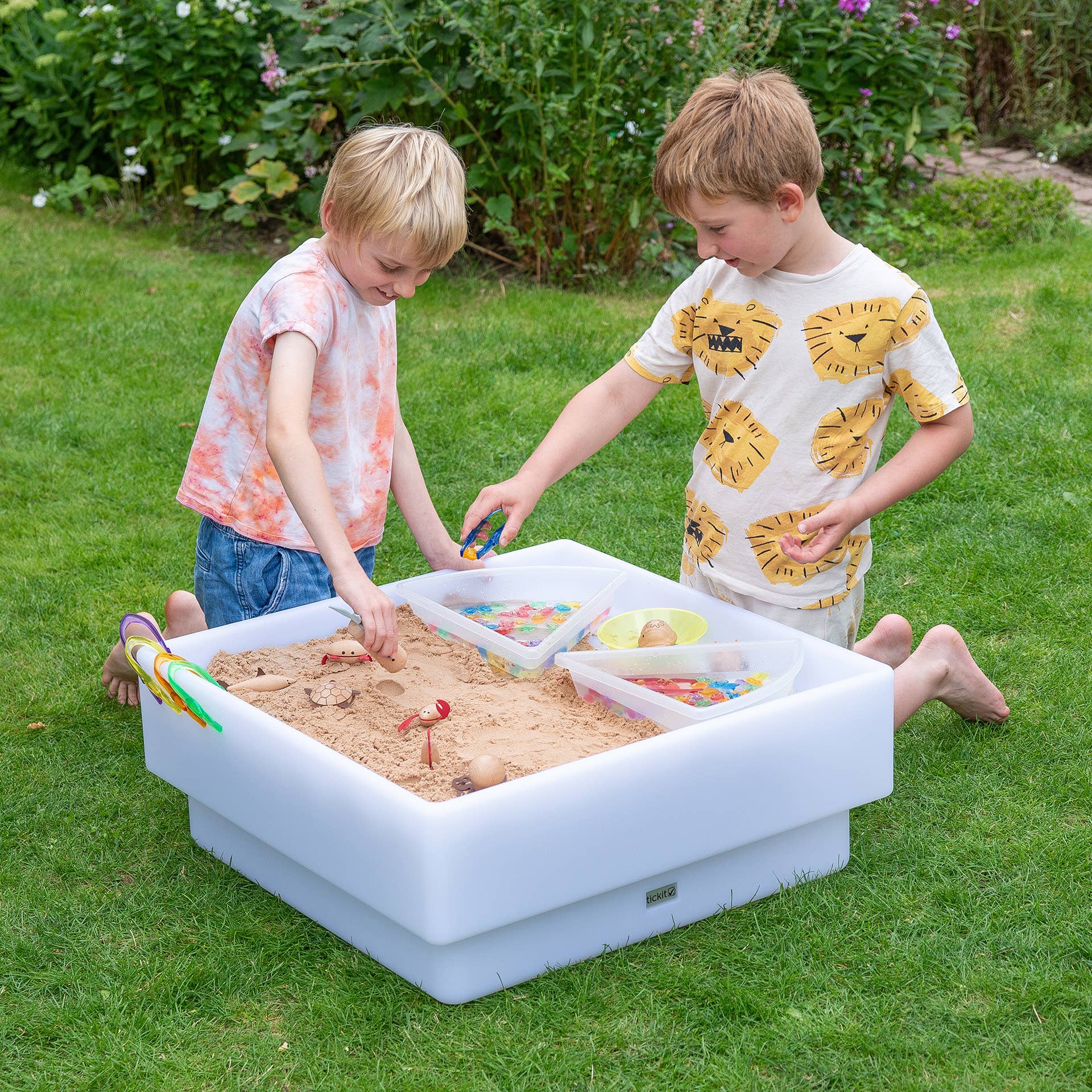 Sensorische Stimmungsquadrat-Entdeckungstabelle - A-Kids