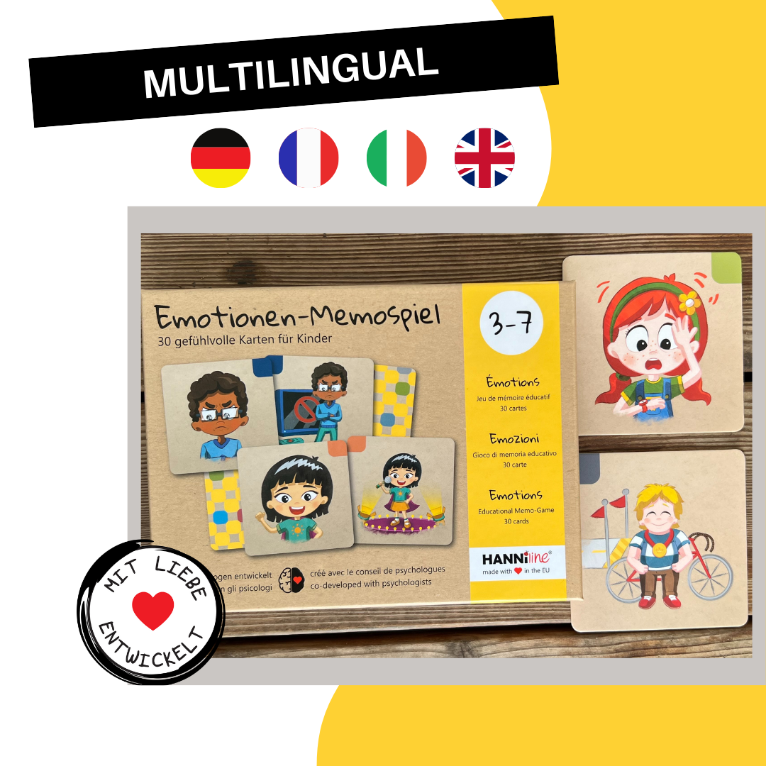 Emotionen-Memospiel (3-7 Jahre) | 30 gefühlvolle Karten - A-Kids