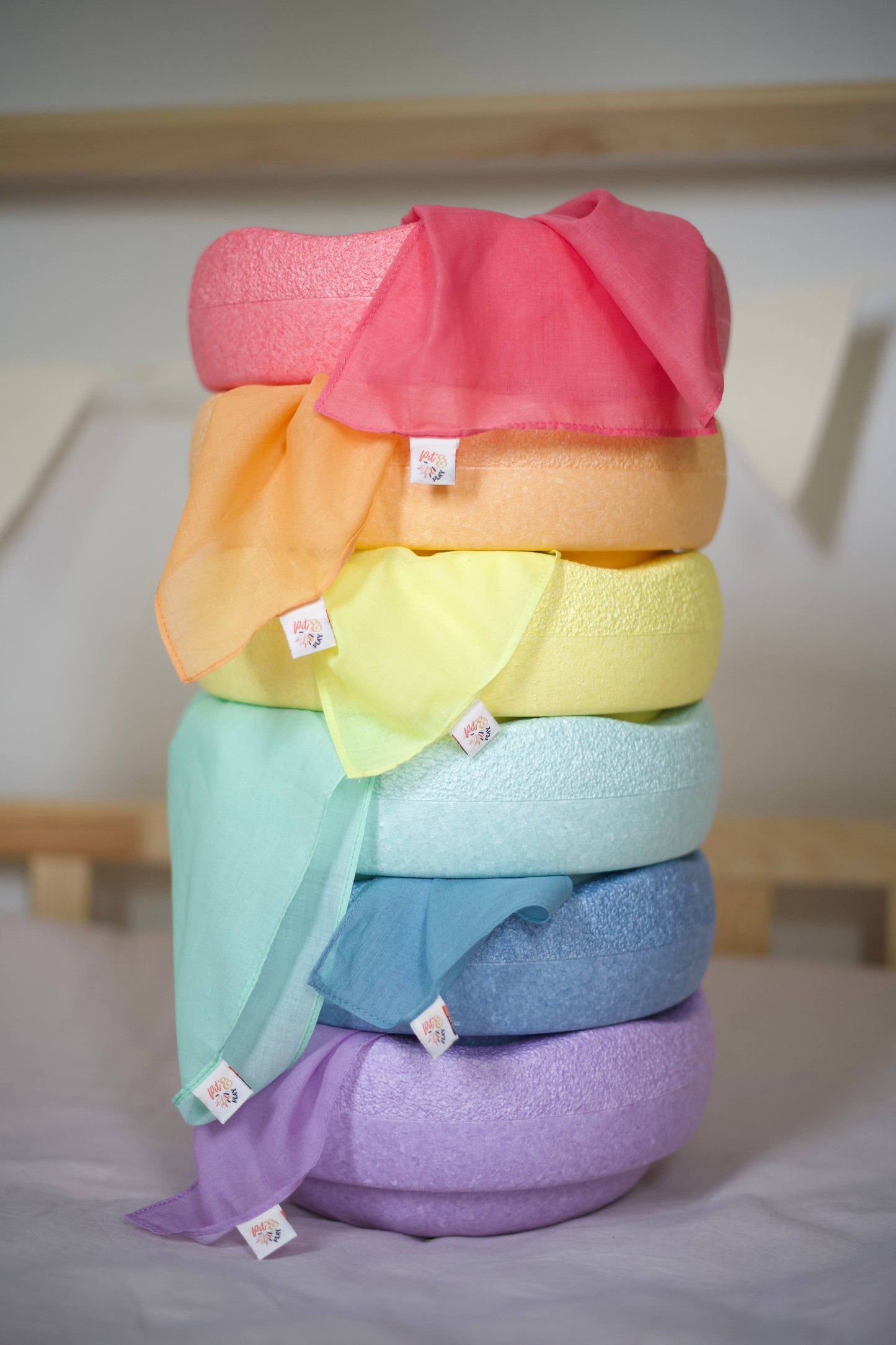 Spieltücher Set Pastell