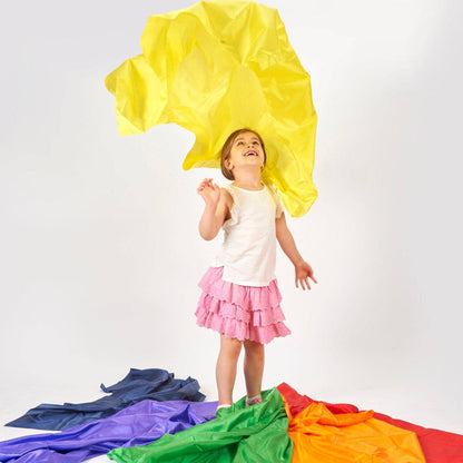Regenbogen Habutae Stoff - 7er Pack - A-Kids