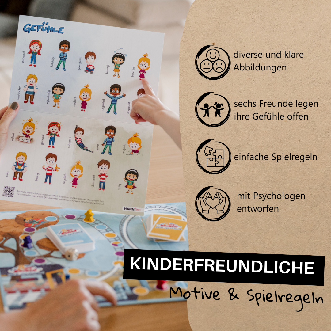 Achterbahn der Gefühle - das Familienspiel - A-Kids