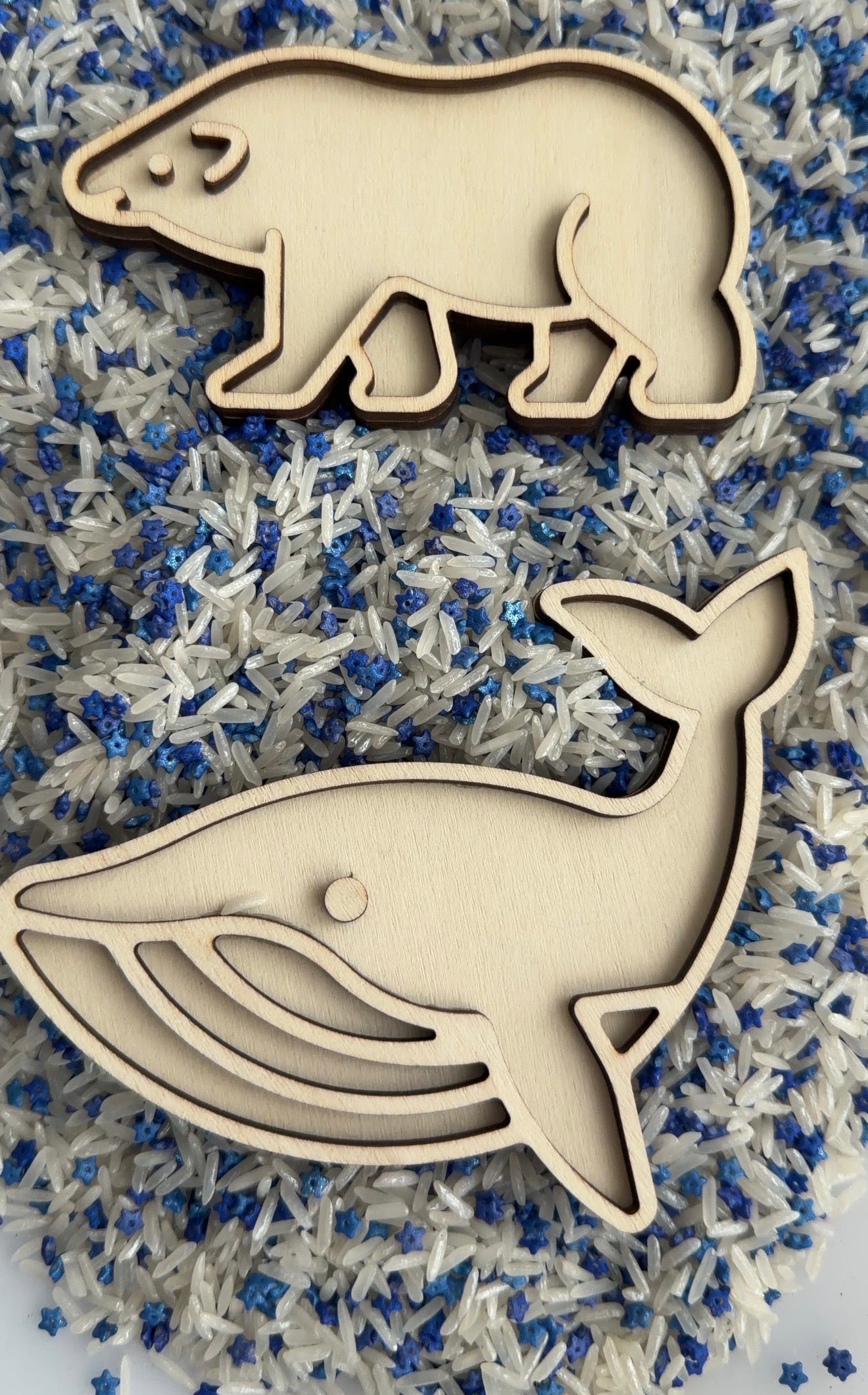 Arktis Füllung inkl. 2  Holzfiguren - A-Kids