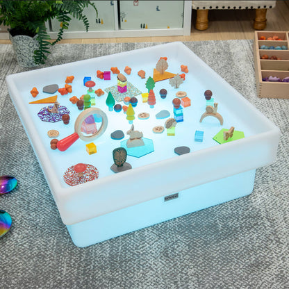 Sensorische Stimmungsquadrat-Entdeckungstabelle - A-Kids