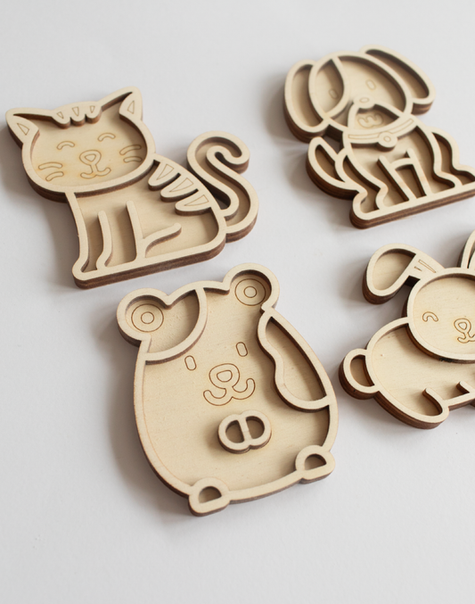 Spieltablett Miniset - Haustiere - A-Kids