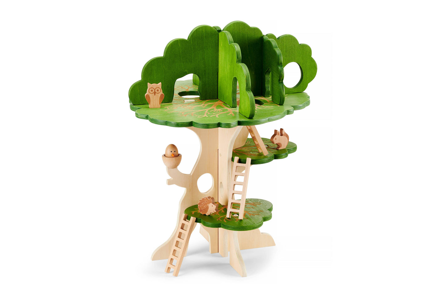 Woodland Trail Baumhaus – Holzspielzeug zur Förderung der Fantasie - A-Kids