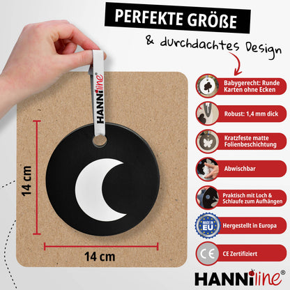 Kontrastkarten ab dem 1. Lebensmonat | Geburtsgeschenk - A-Kids