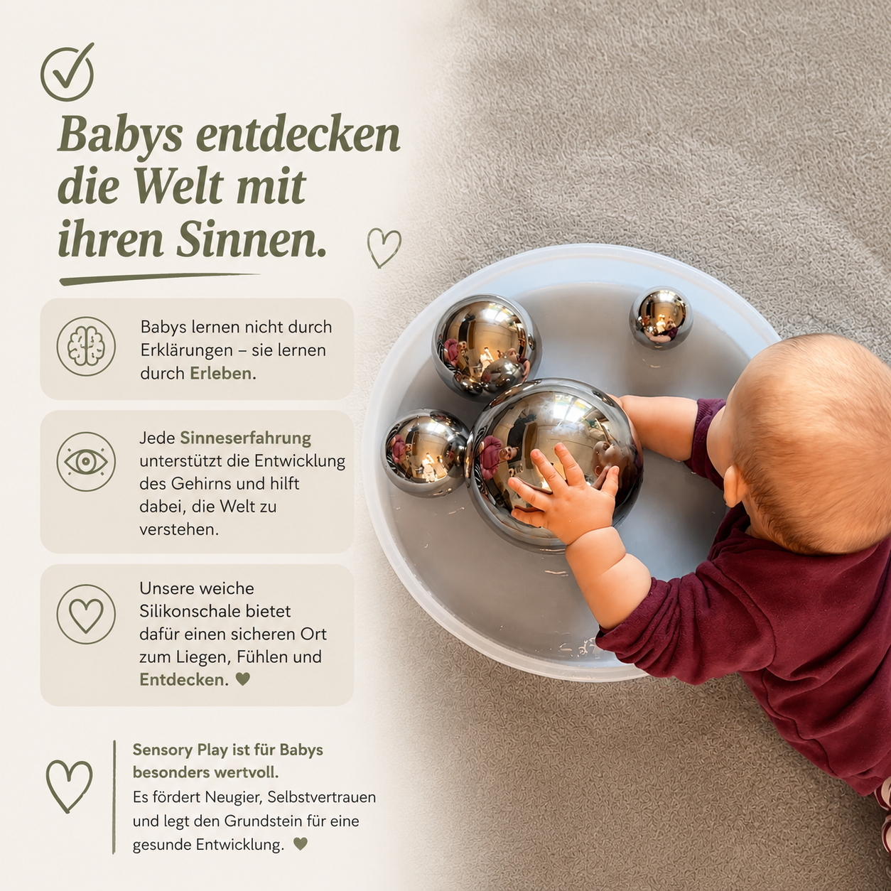Soft Playatray + Edelstahlkugeln
