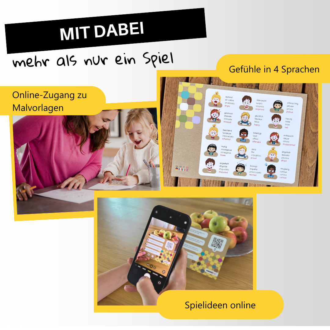 Emotionen-Memospiel (3-7 Jahre) | 30 gefühlvolle Karten - A-Kids