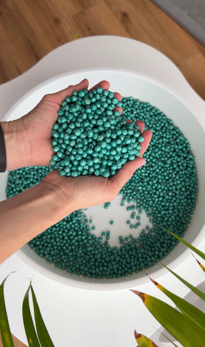 Spielperlen - Metallic Türkis