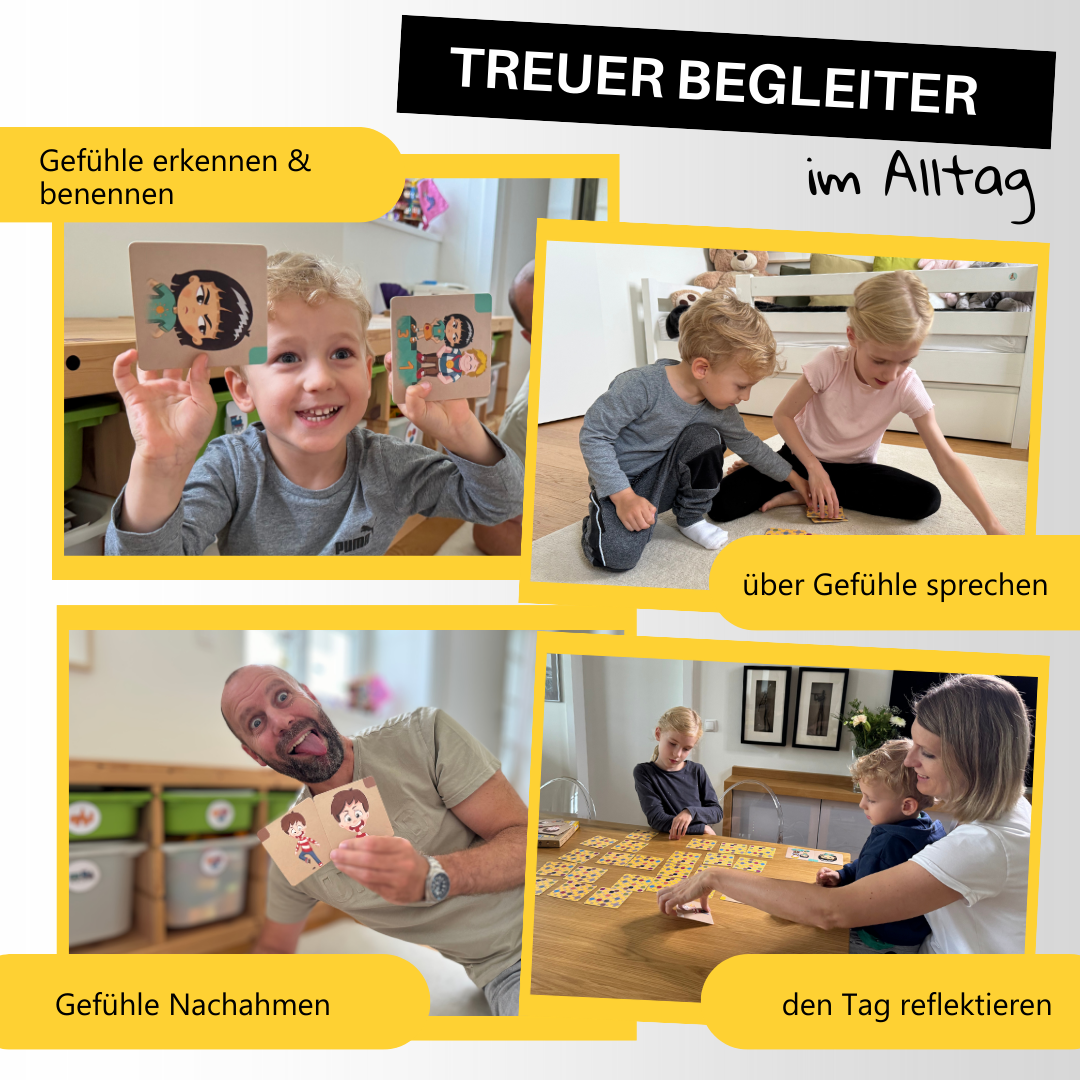 Emotionen-Memospiel (3-7 Jahre) | 30 gefühlvolle Karten - A-Kids