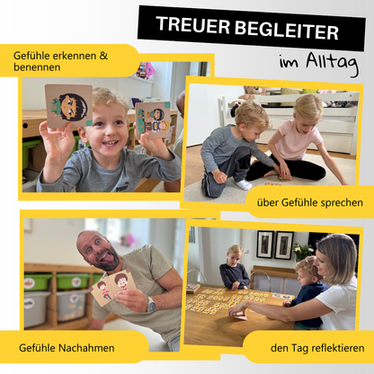 Emotionen-Memospiel (3-7 Jahre) | 30 gefühlvolle Karten - A-Kids