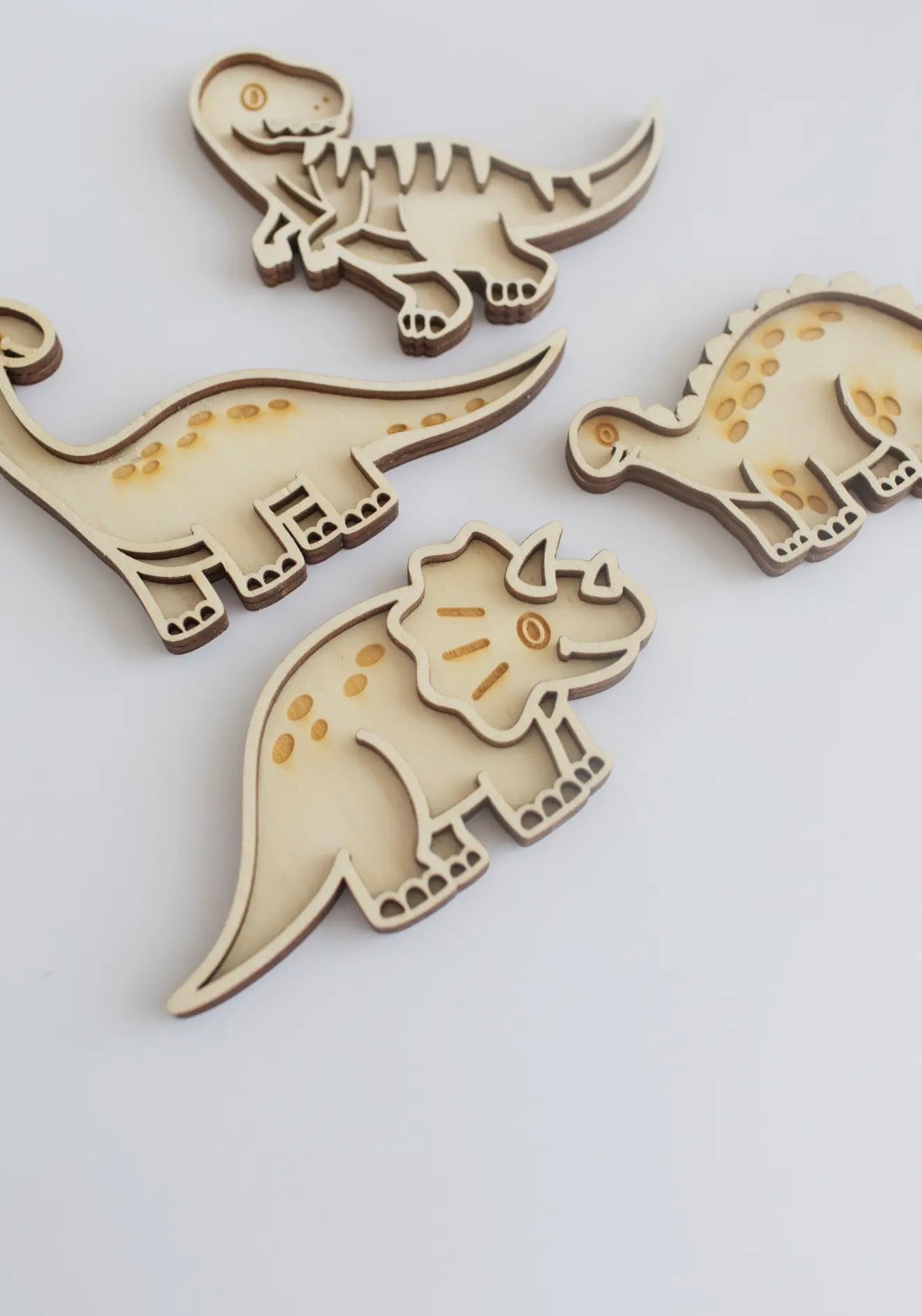 Spieltablett aus Holz - Dinos - A-Kids