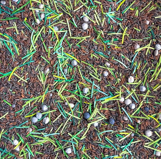 Naturmix: Erde, Gras & Steine – Füllmaterial