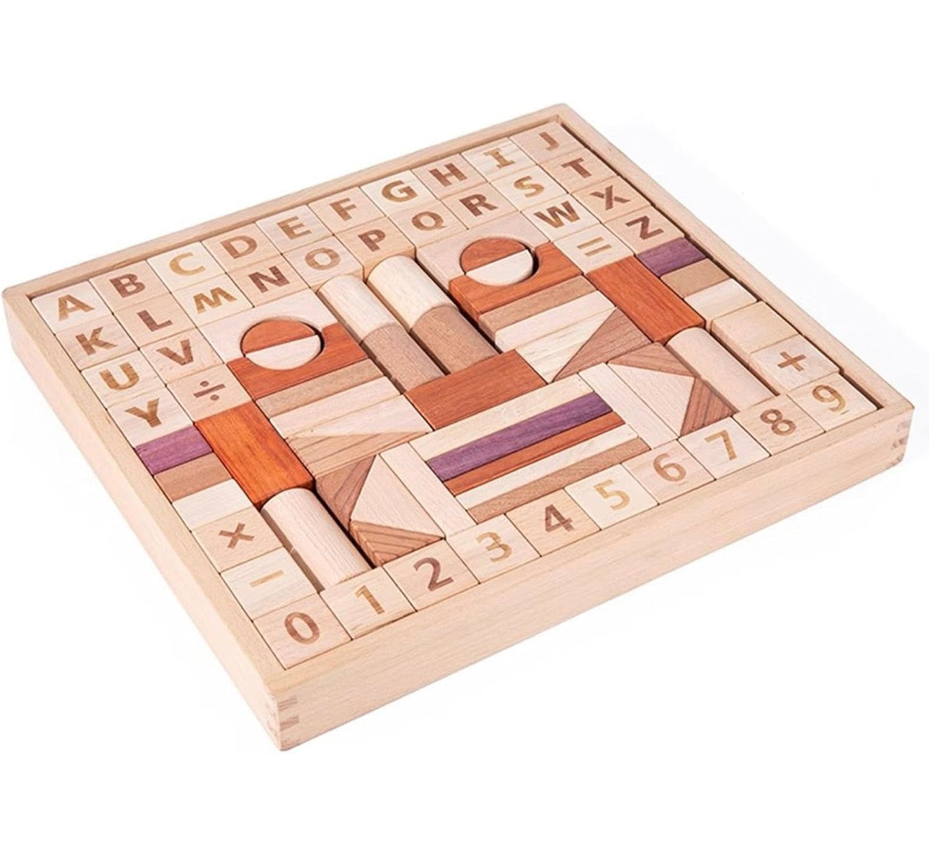 Montessori Holz-Zahlen und Buchstabenset