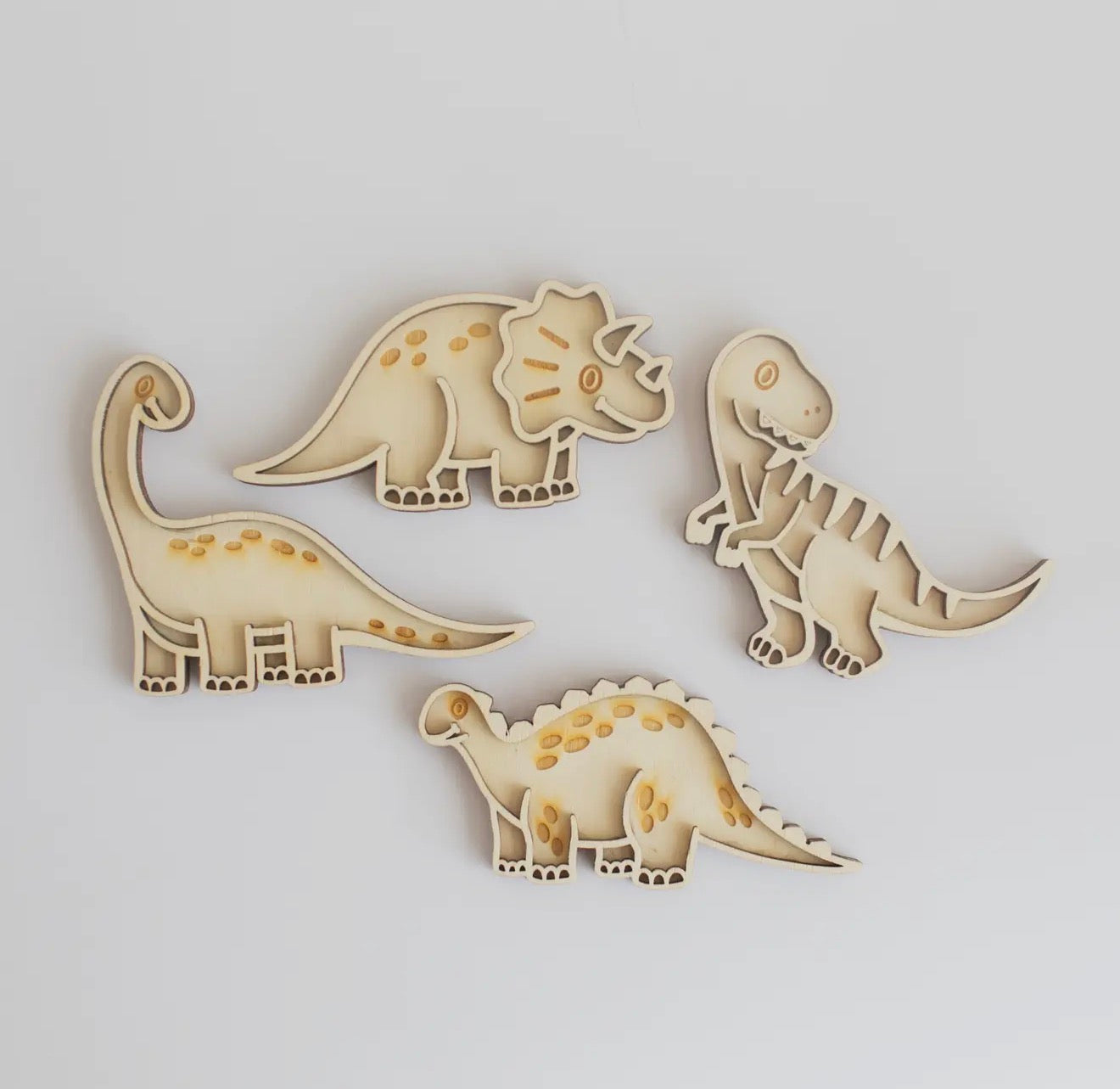Spieltablett aus Holz - Dinos - A-Kids