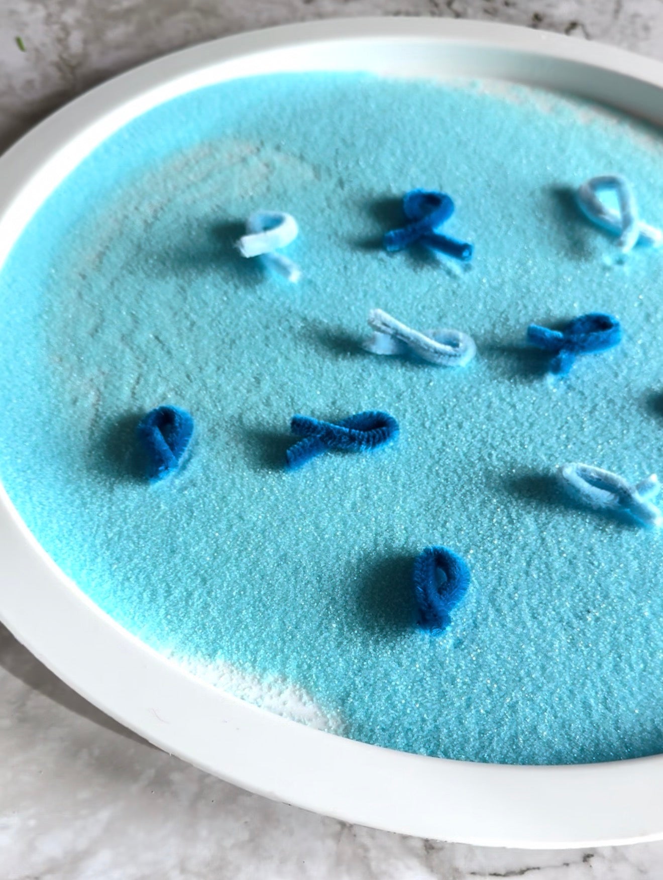 Blaues Sensory Salz - A-Kids