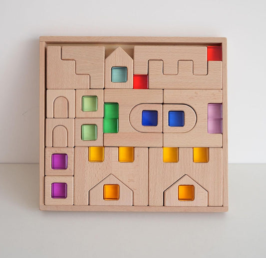 Acryl Bausteine Block - A-Kids