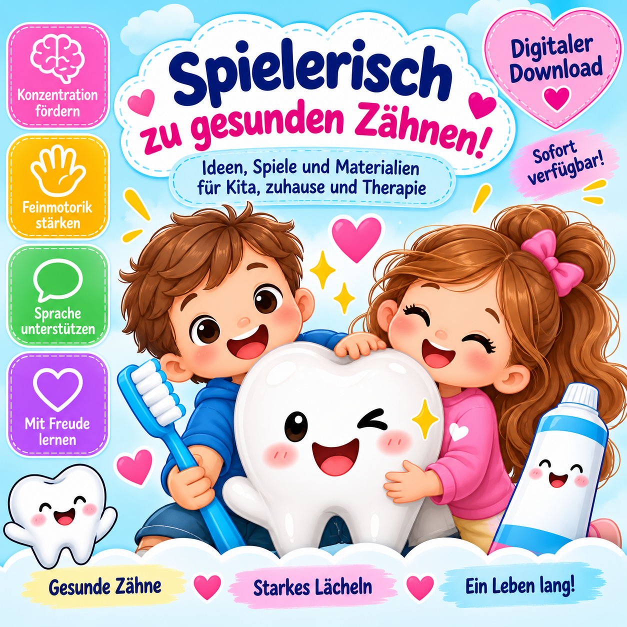 Meine Zähne – Entdecken, Verstehen, Gesund bleiben (PDF zum Ausdrucken)