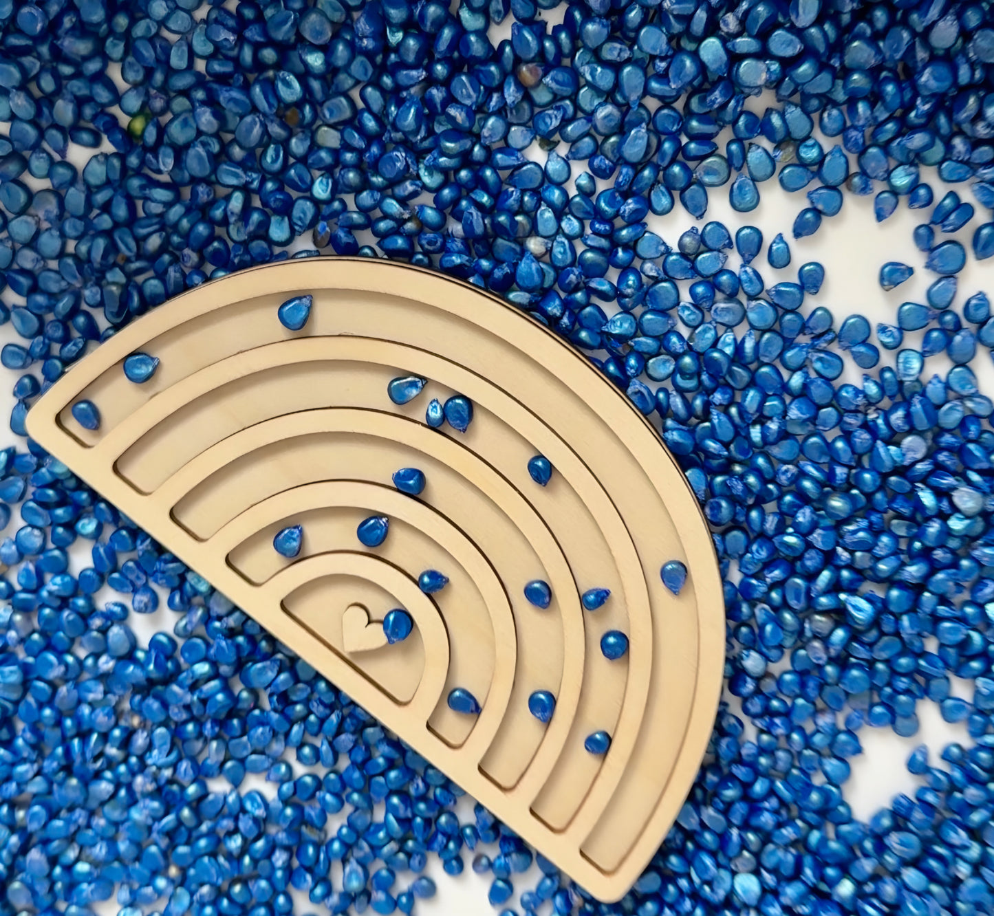 Füllung - Mais Metallic Blau