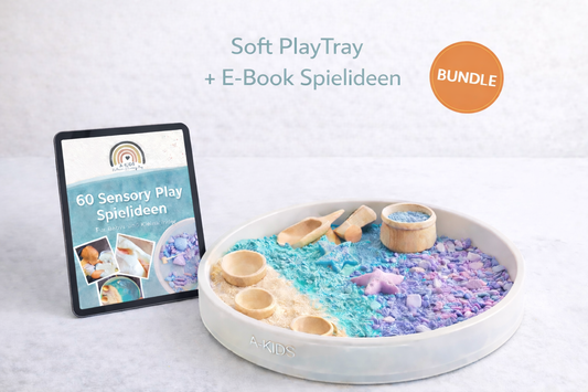 Ebook Bundle: Soft PlayTray + PDF Buch 60 Spielideen für die Sensorikwanne (0-6 Jahre) - A-Kids