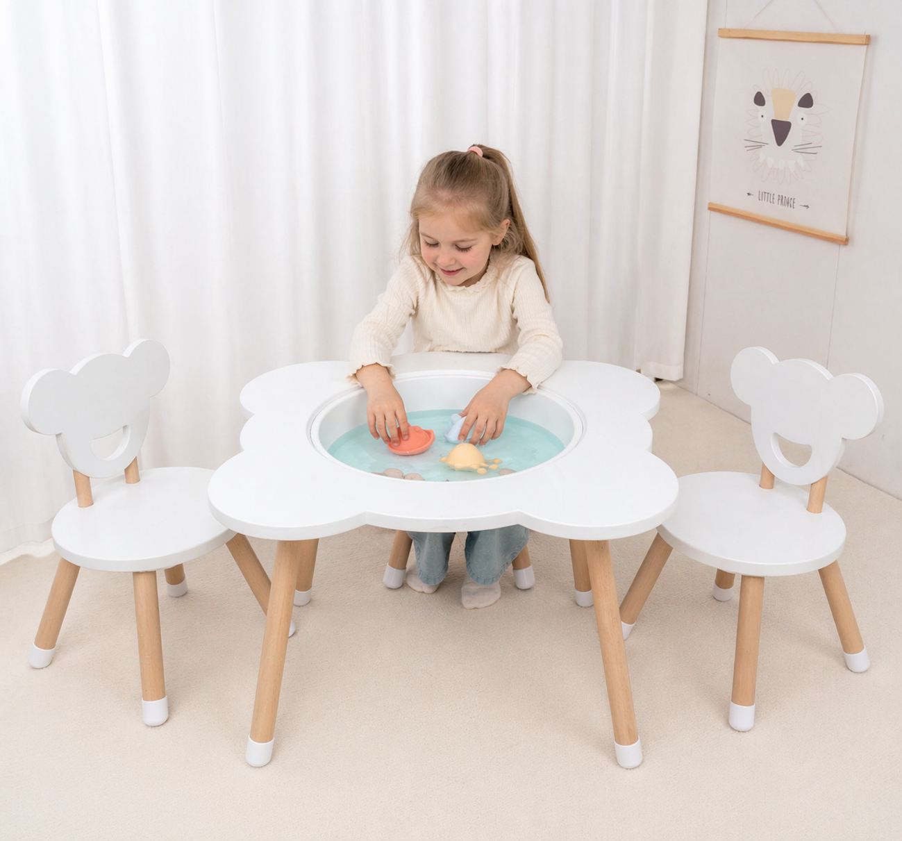 Sensoriktisch & 2 Stühle (ohne PlayTray Box) - A-Kids
