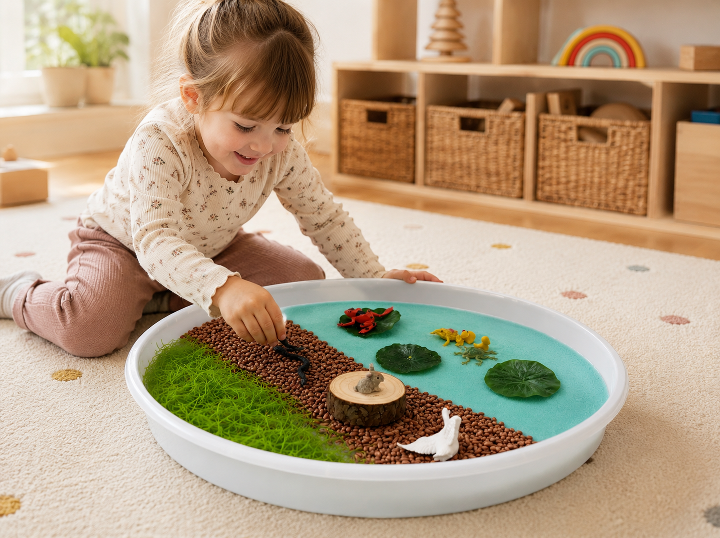 Füllung -Teich Welt - A-Kids