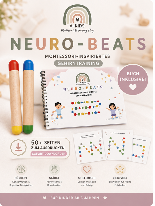Neuro-Beats Gehirntraining Stäbchen - A-Kids