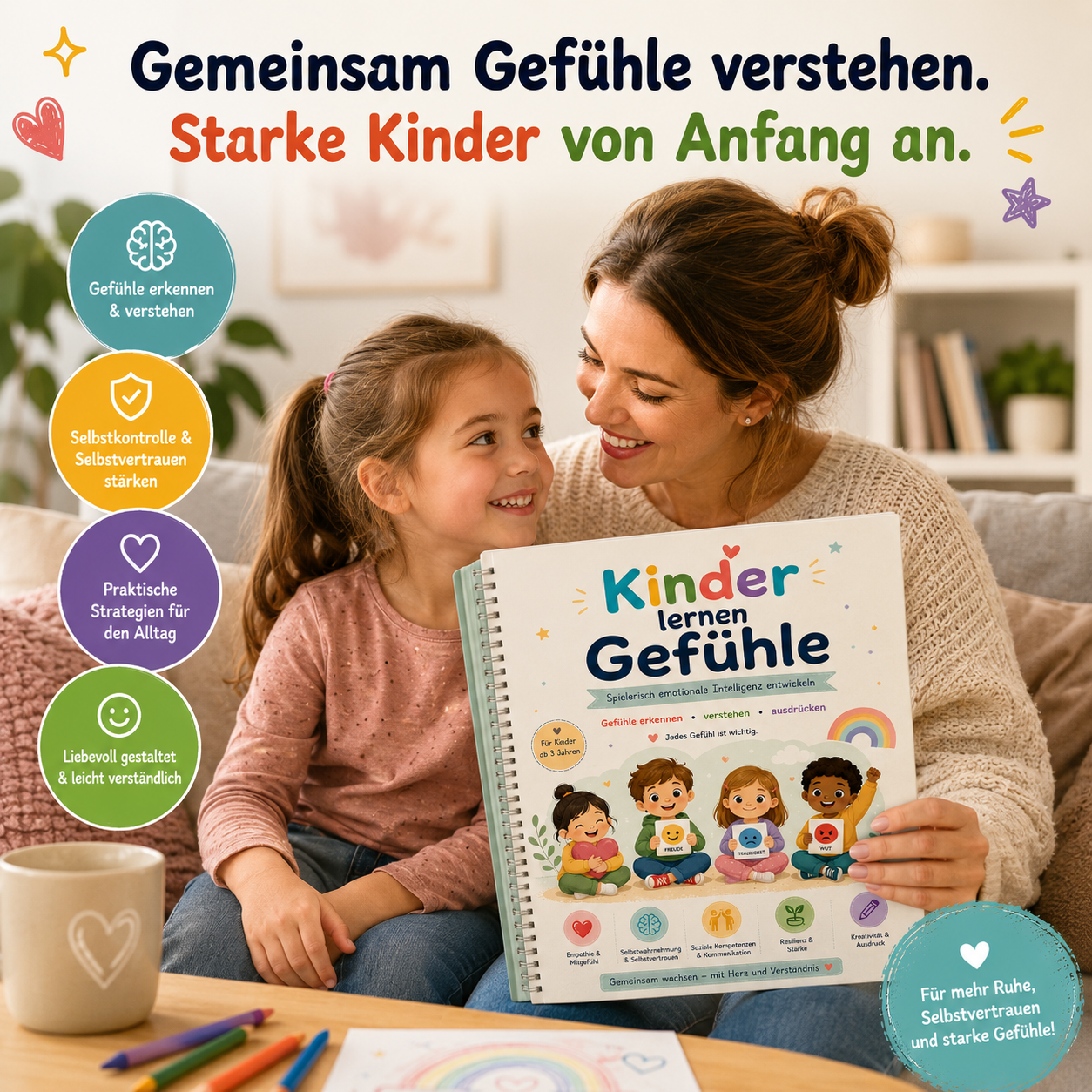 Kinder lernen Gefühle – Das Workbook (PDF-Sofortdownload)