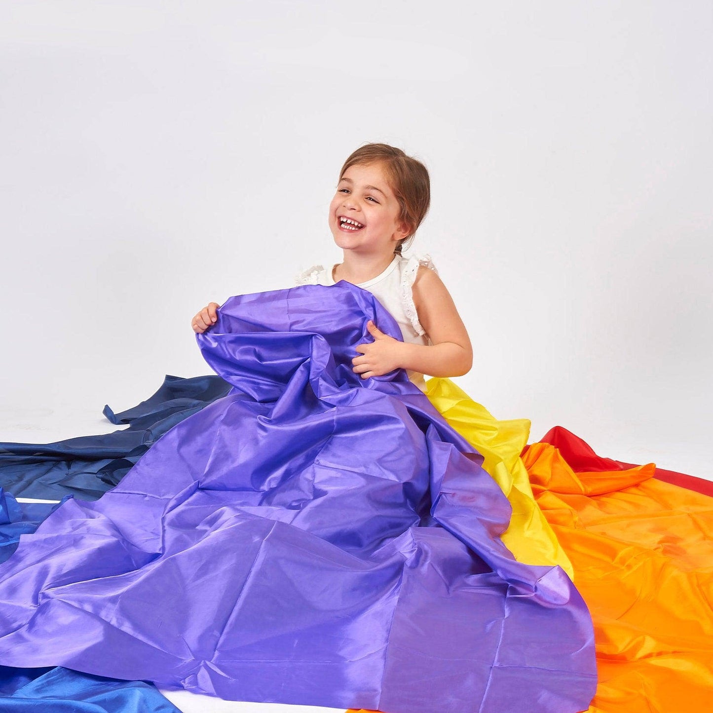 Regenbogen Habutae Stoff - 7er Pack - A-Kids