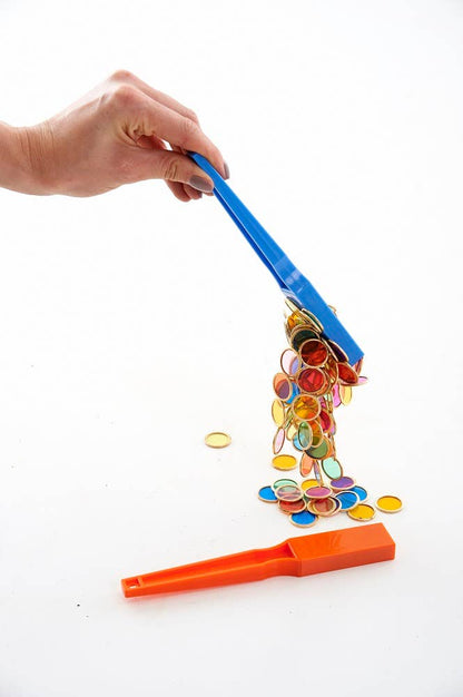 Set mit magnetischen Zauberstäben und bunten Spielmarken - A-Kids