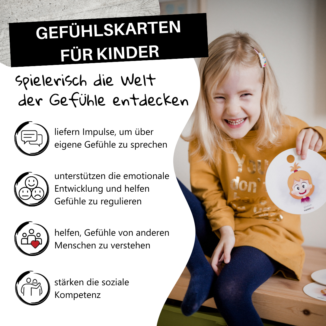 Gefühlskarten 1 (2-7 Jahre) | Wie geht es dir heute? - A-Kids