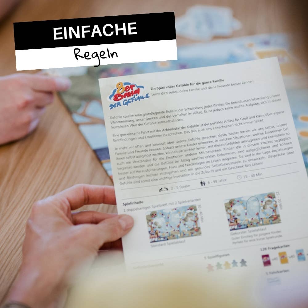 Achterbahn der Gefühle - das Familienspiel - A-Kids
