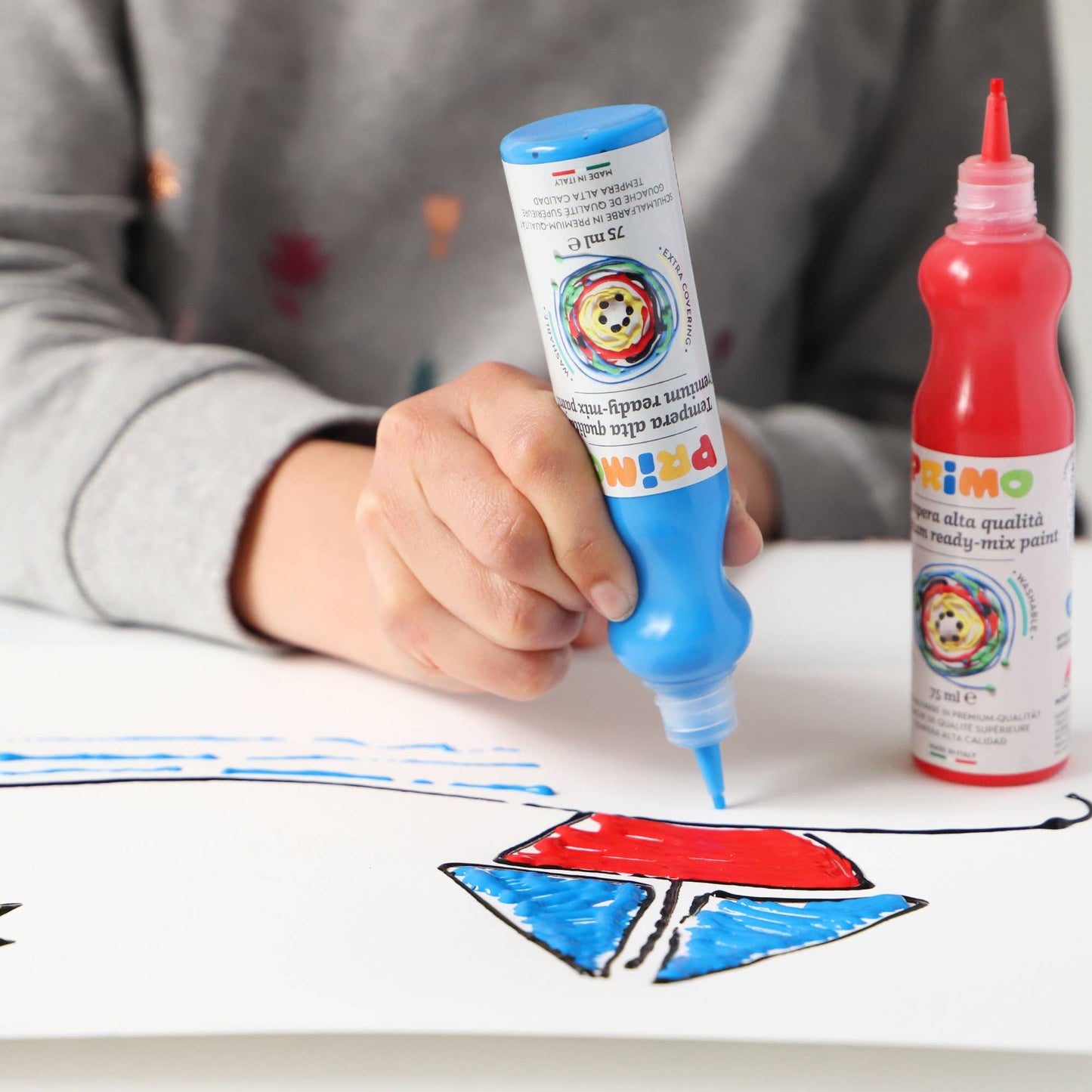 Malen in 3D - Eine neue Art des Malens, 6 Farben