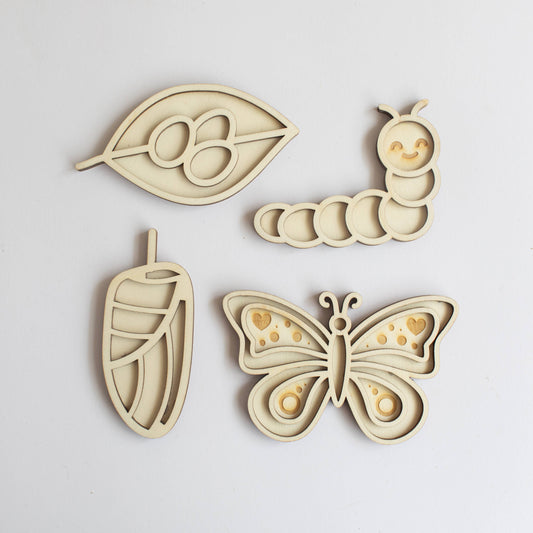 Spieltablett Miniset - Zyklus Schmetterling