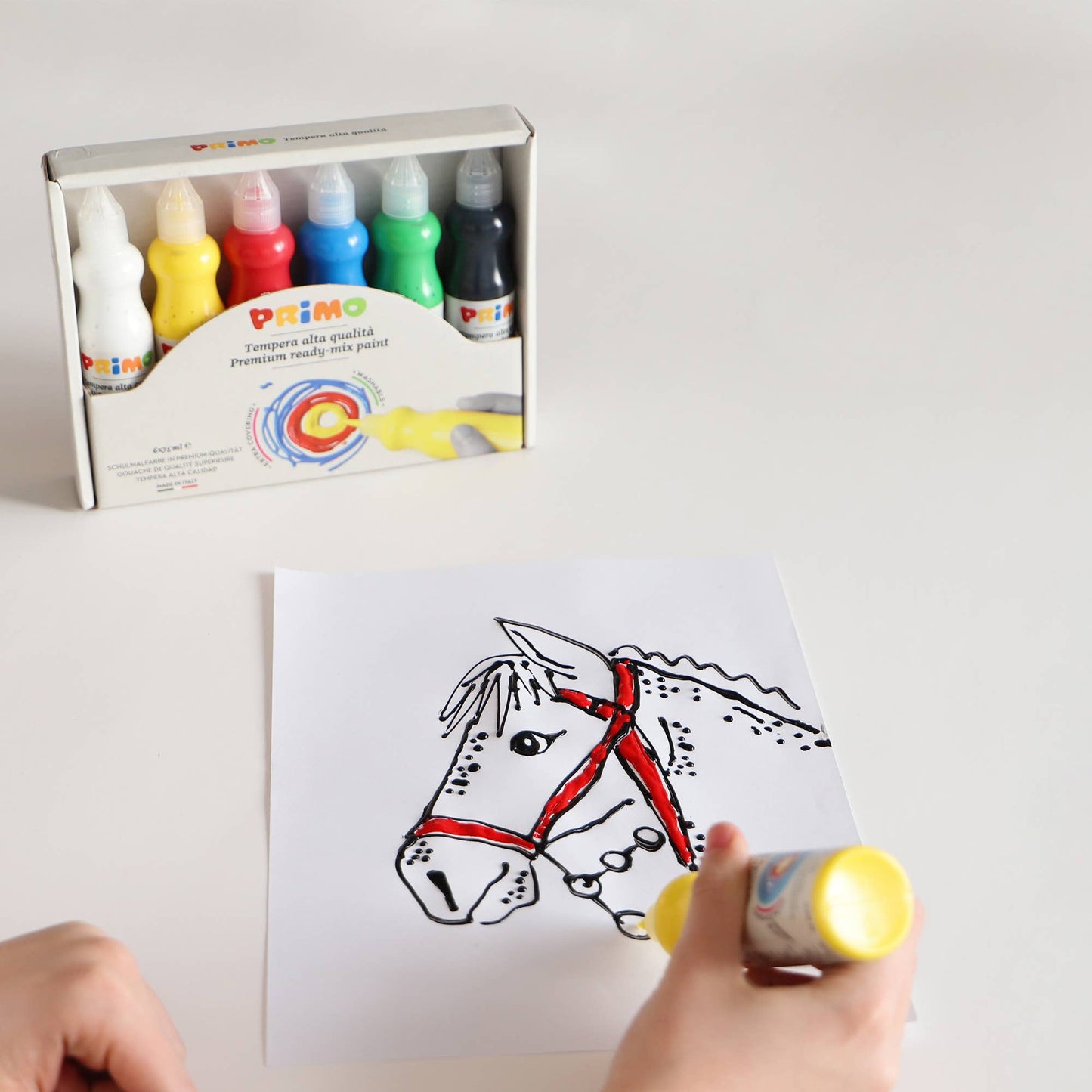 Malen in 3D - Eine neue Art des Malens, 6 Farben