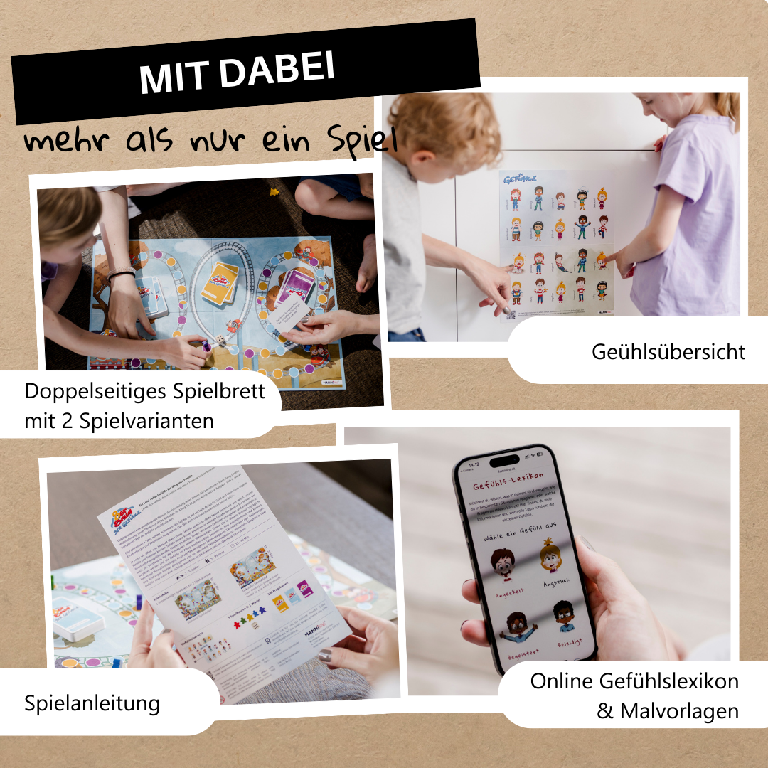 Achterbahn der Gefühle - das Familienspiel - A-Kids